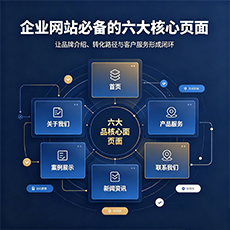 黑河建站-企业网站必备的六大核心页面