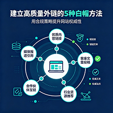 黑河建站-建立高质量外链的5种白帽方法